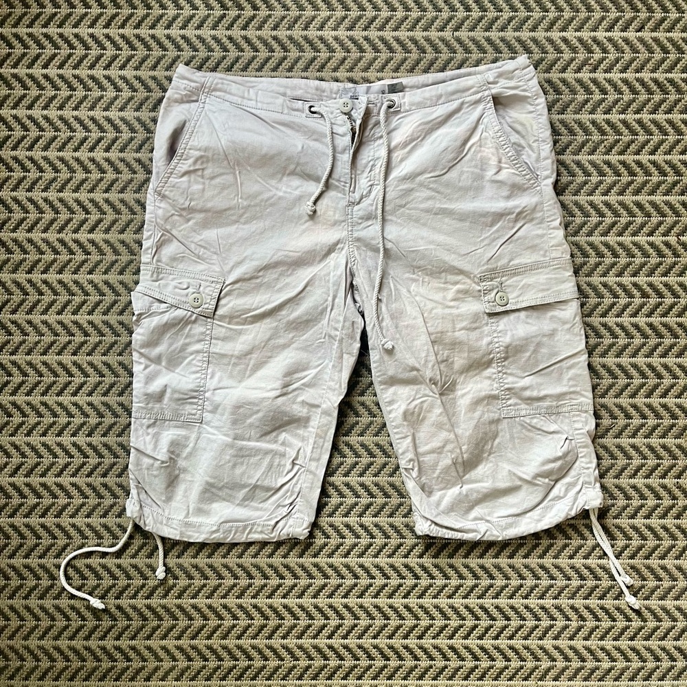 Prana tan cargo shorts